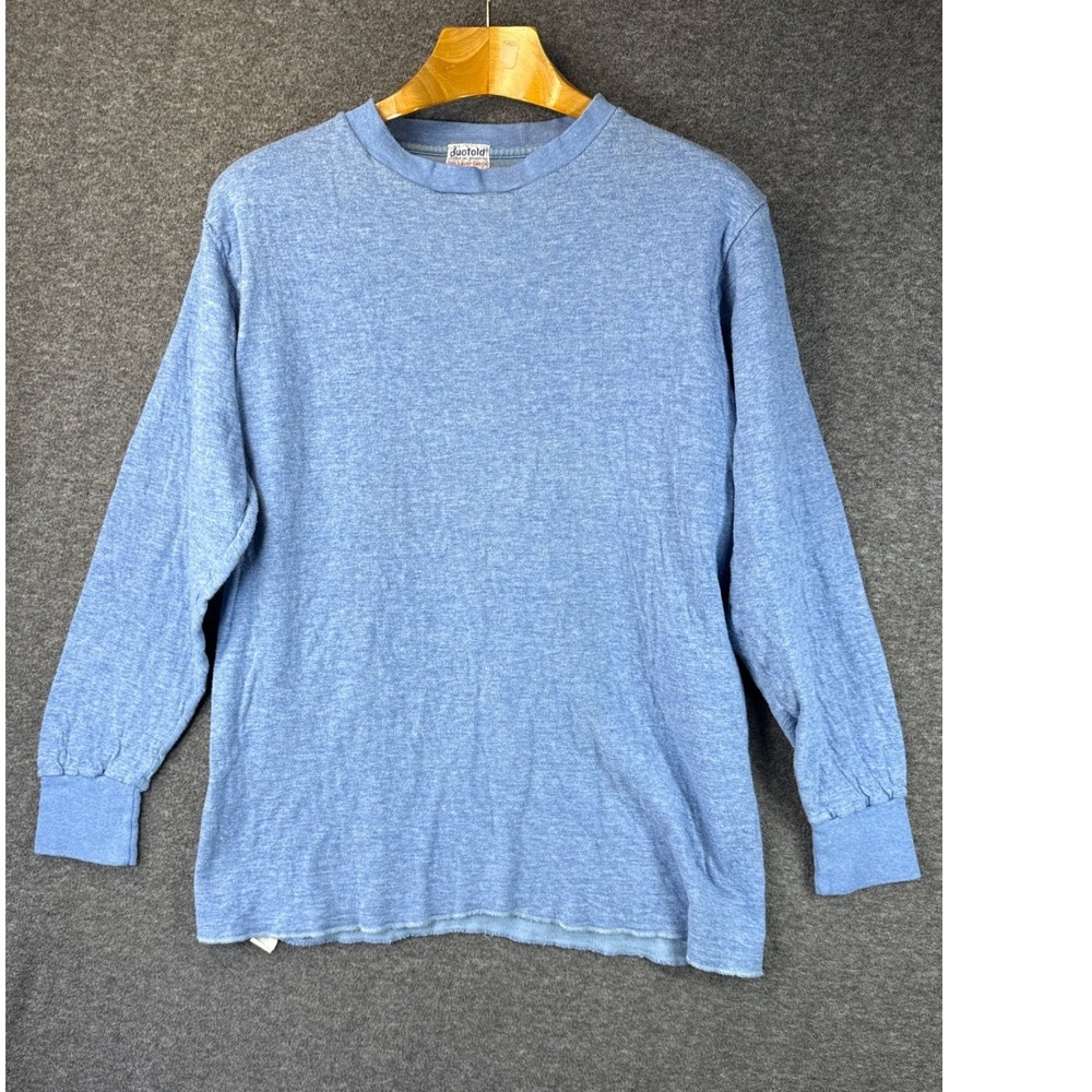 Vintage 70's Duofold Mohawk N.Y. Thermal Two Layer Fabric Pullover Shirt Size XL